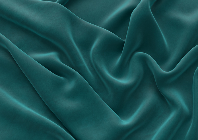 Ultra Luxe Velvet, Deep Teal - Motorised Roman Blind - Image 4